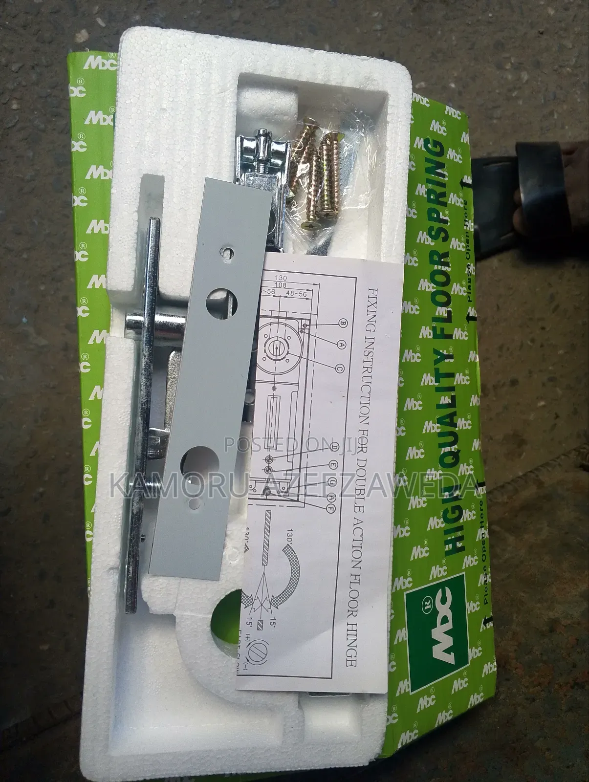 MBC Pivot Floor Spring Hinges High Quality