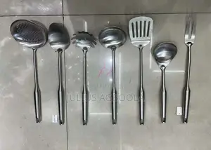 Quality 304 Stainless Steel Silver Single Cooking Spoon Each