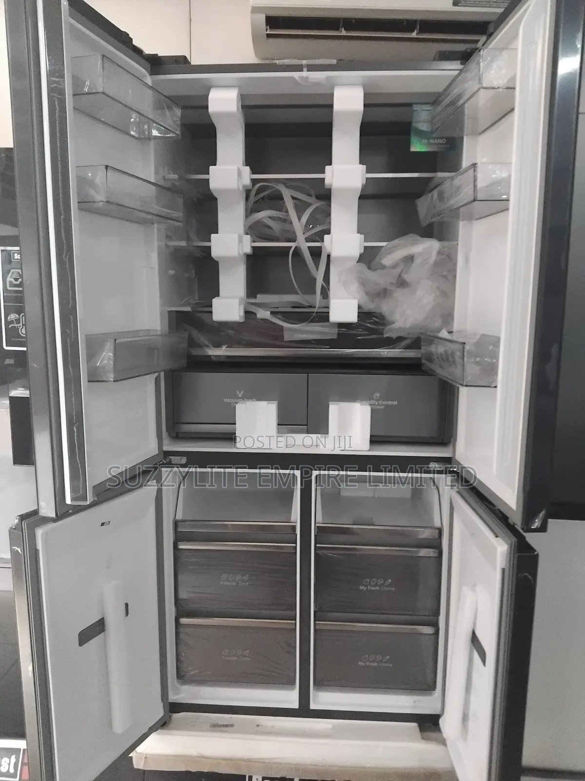 Hisense 4doors Side By Side Inverter Refrigerator