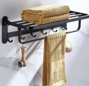 Quality Multiple Towel Rail Black Matt