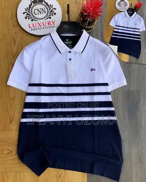 Classic Lacost Good Cotton Round Neck and Collar