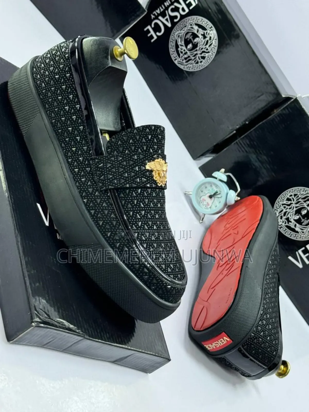 All Black Designed Loafer