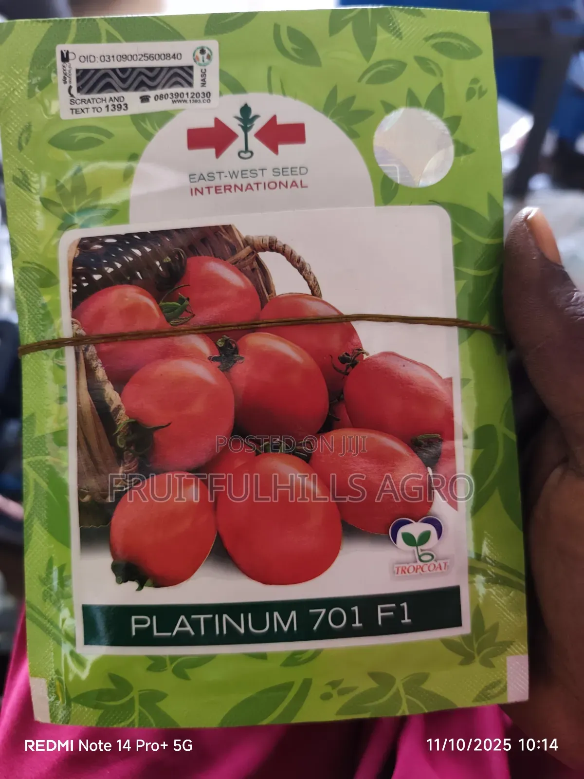 Platinum Tomato Seed