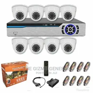Wired CCTV 8 Channels Indoor System