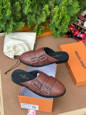 Brown Leather Half Shoe
