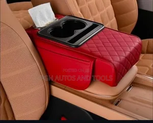 Leather Armrest+ Cup Holder