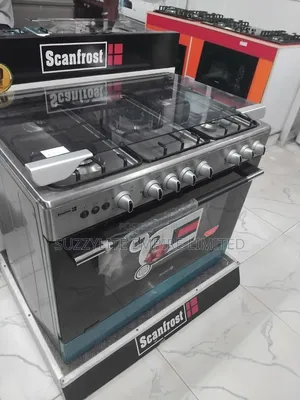 Scanfrost 60 By 90 Standing Gas Cooker 5 Burner