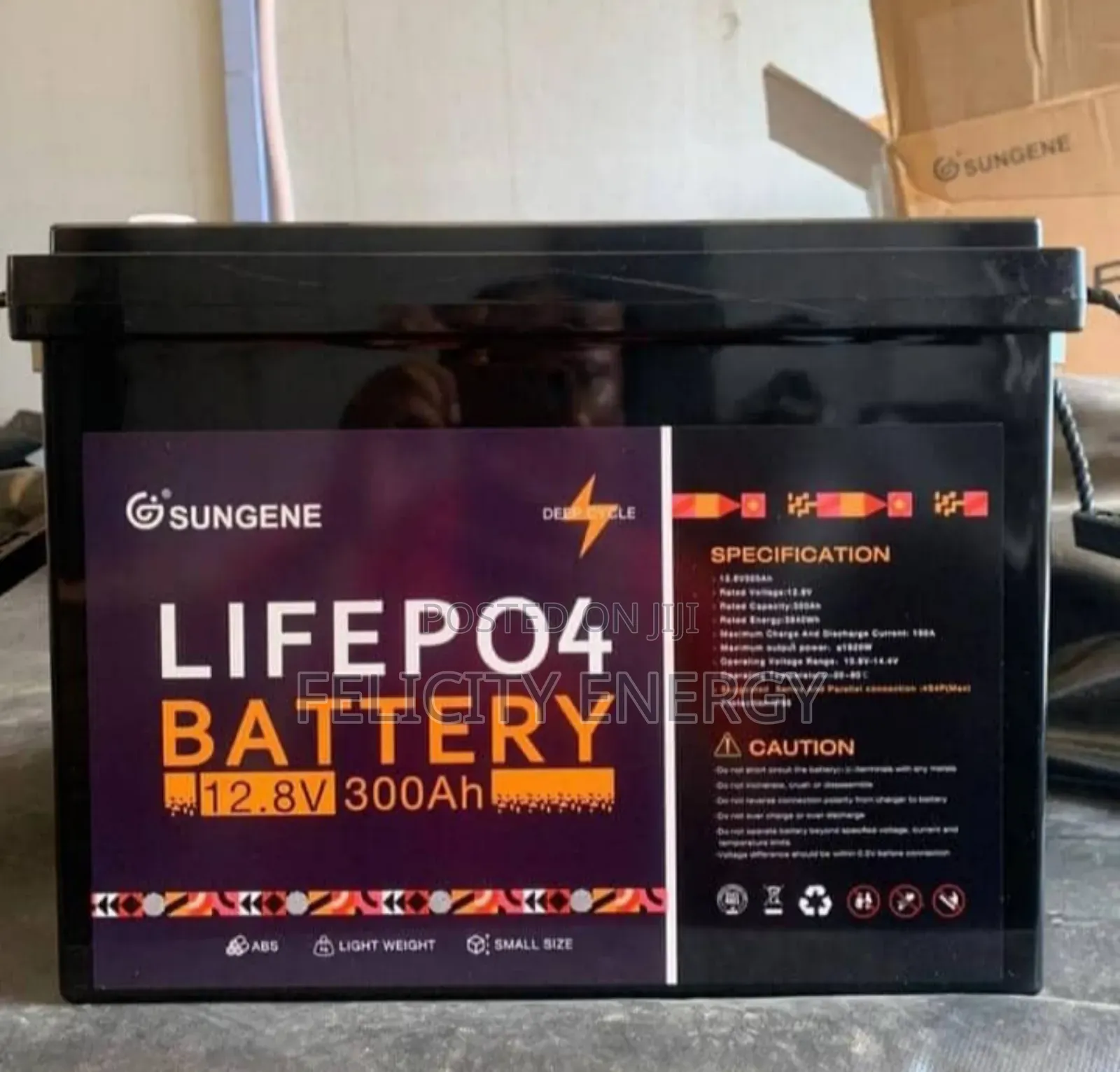 Sungene Lithium Battery 300amps 12v