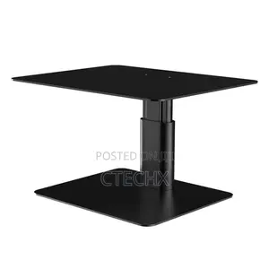 .Monitor Riser Stand, Adjustable Height Metal Desk Organizer Stand