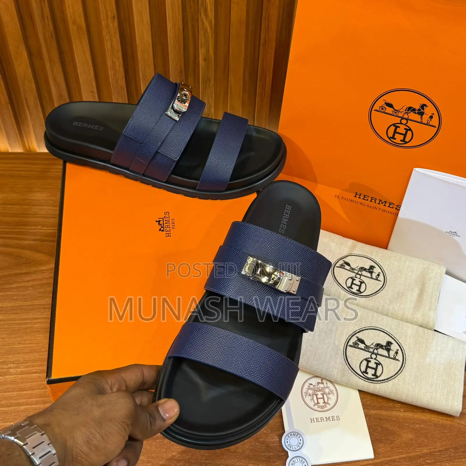 Original Hermes Slipers 40-46