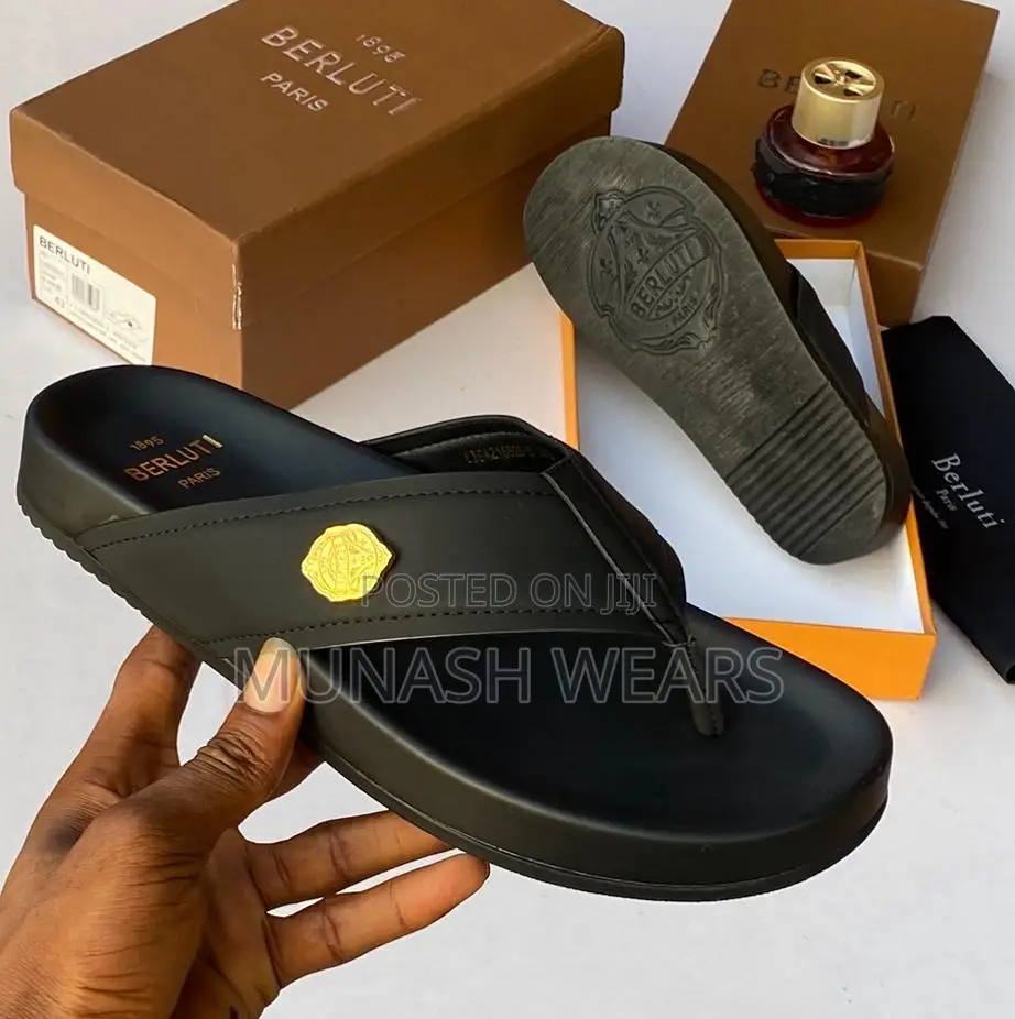 Berluti Leather Slipers 40-46 Available