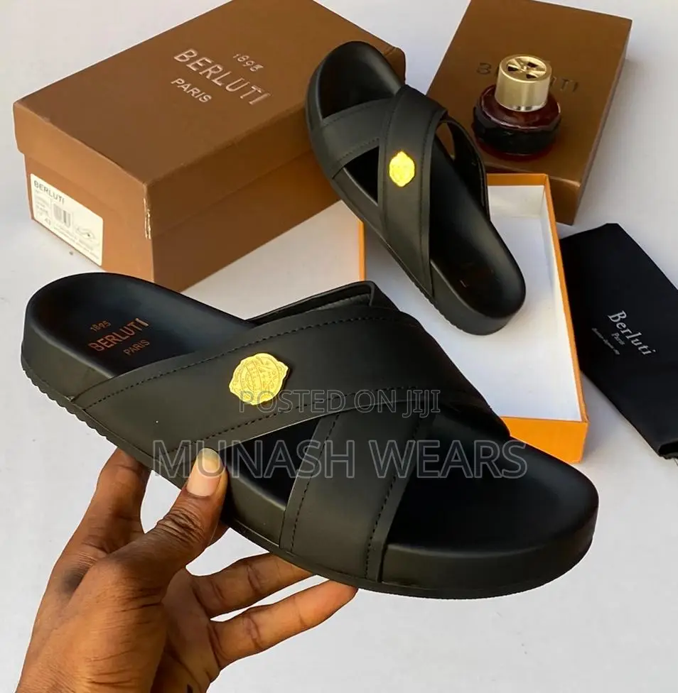 Berluti Leather Slipers 40-46 Available