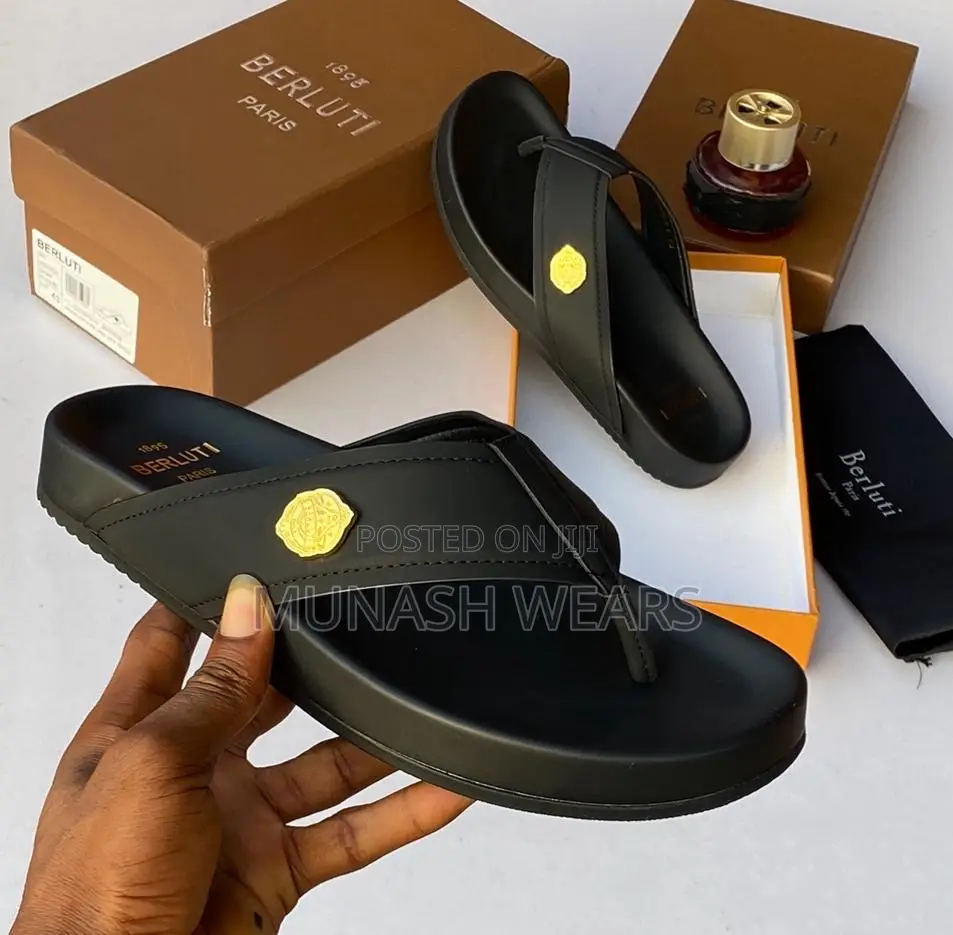 Berluti Leather Slipers 40-46 Available
