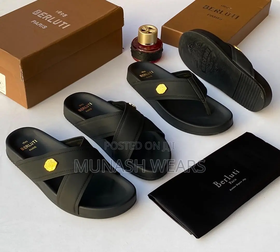 Berluti Leather Slipers 40-46 Available
