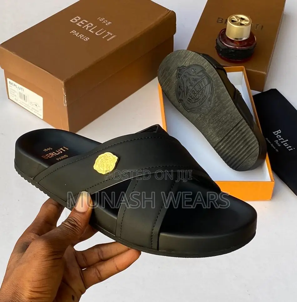Berluti Leather Slipers 40-46 Available