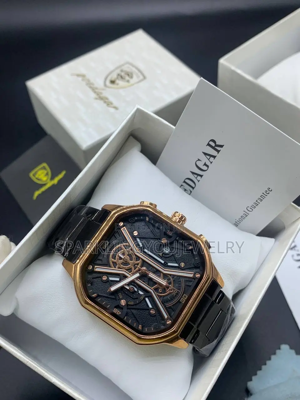 Poedagar Watch With Chronograph for Men