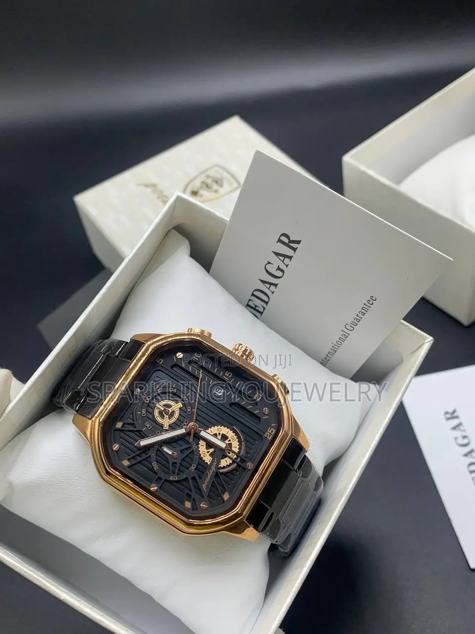 Poedagar Watch With Chronograph for Men