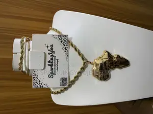 Map of Africa Necklace Bracelet Set