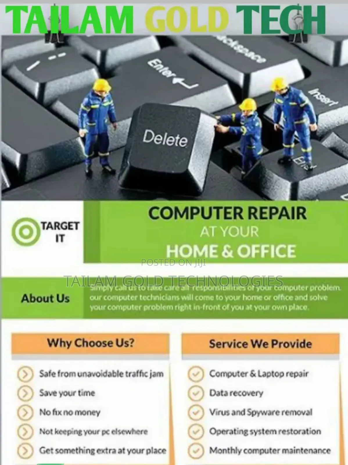 Computer, Laptop & Phone Repair