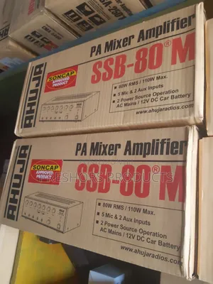 Ahuja SSB 80m Pa Mixer Amplifier