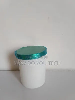 White Glass Candle Container