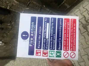 Fire Action Notice Signs