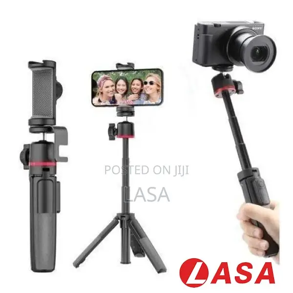 Extendable Selfie Tripod For Phone Camera 2kg Load Max