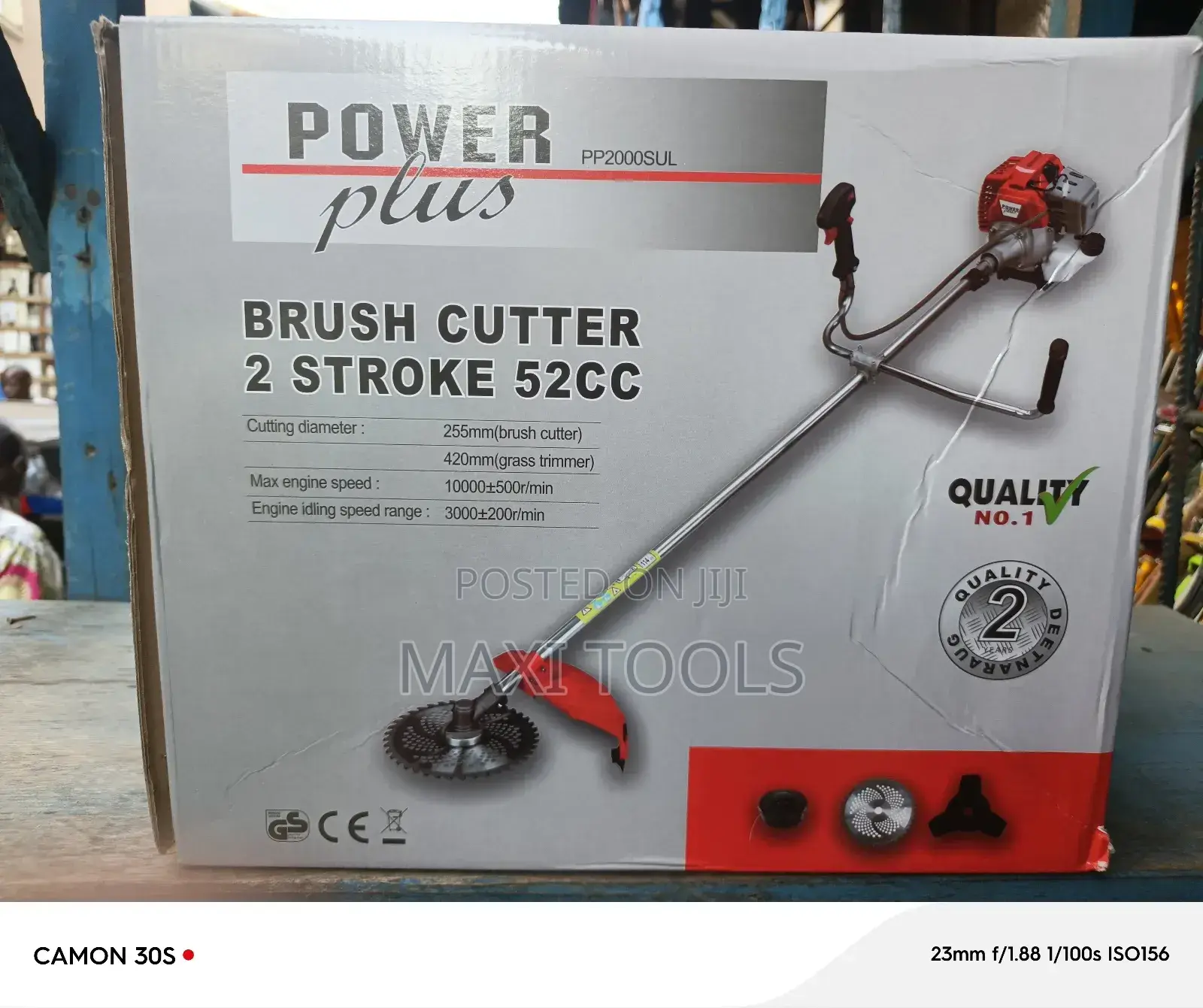 Brush Cutter 2 Stroke 52cc Power Plus