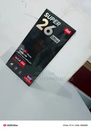 New Itel S26 Ultra 256 GB Black