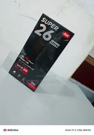 New Itel S26 Ultra 256 GB Black