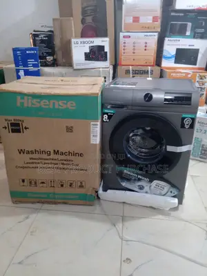 Efficient 8kg Capacity Hisense Front Loader Washing Machine.