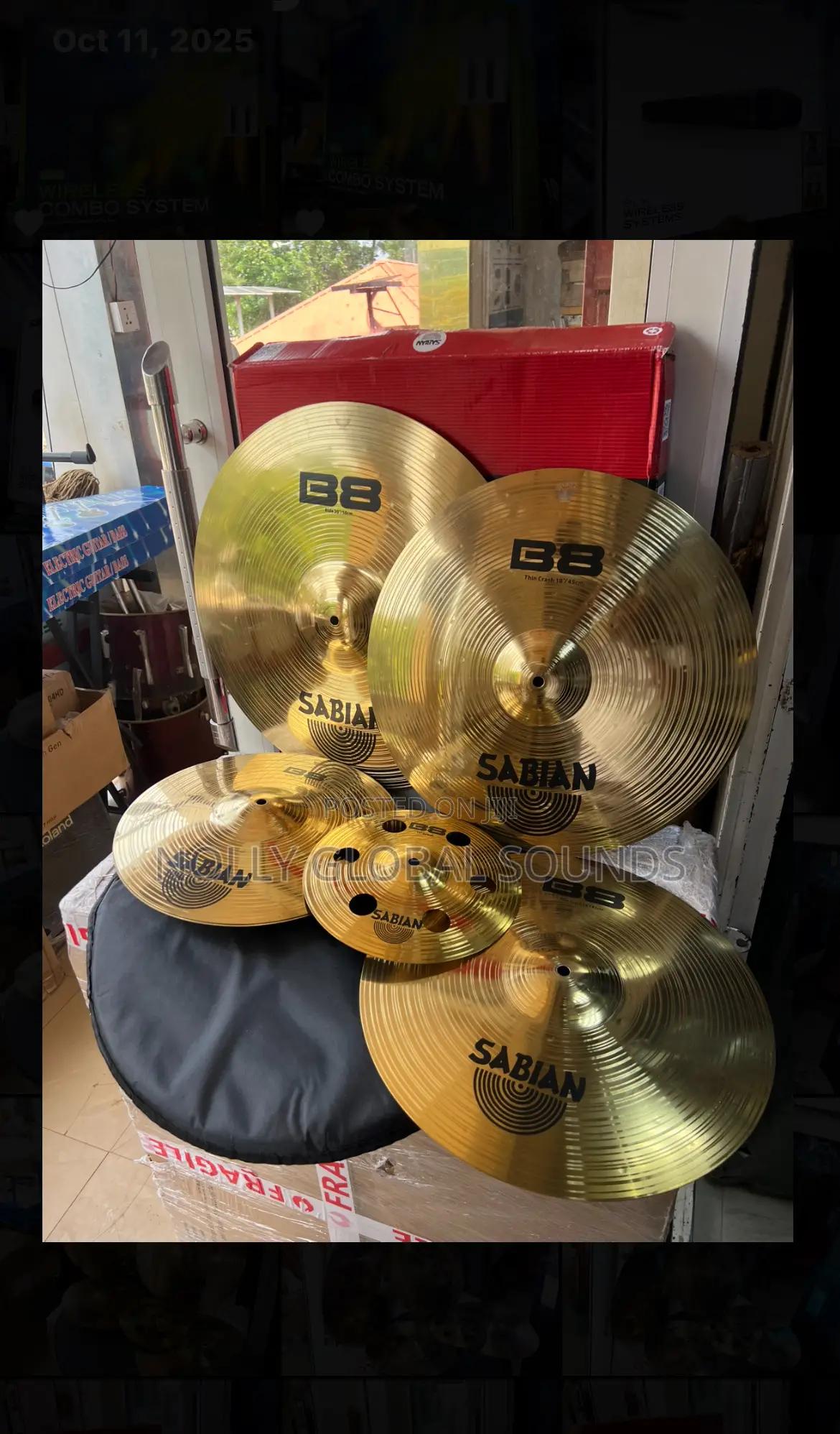 Sabian Cymbals Sbr Performance Set