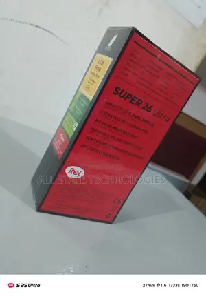New Itel S26 Ultra 256 GB Black