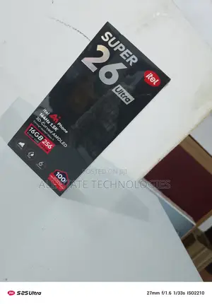 New Itel S26 Ultra 256 GB Black