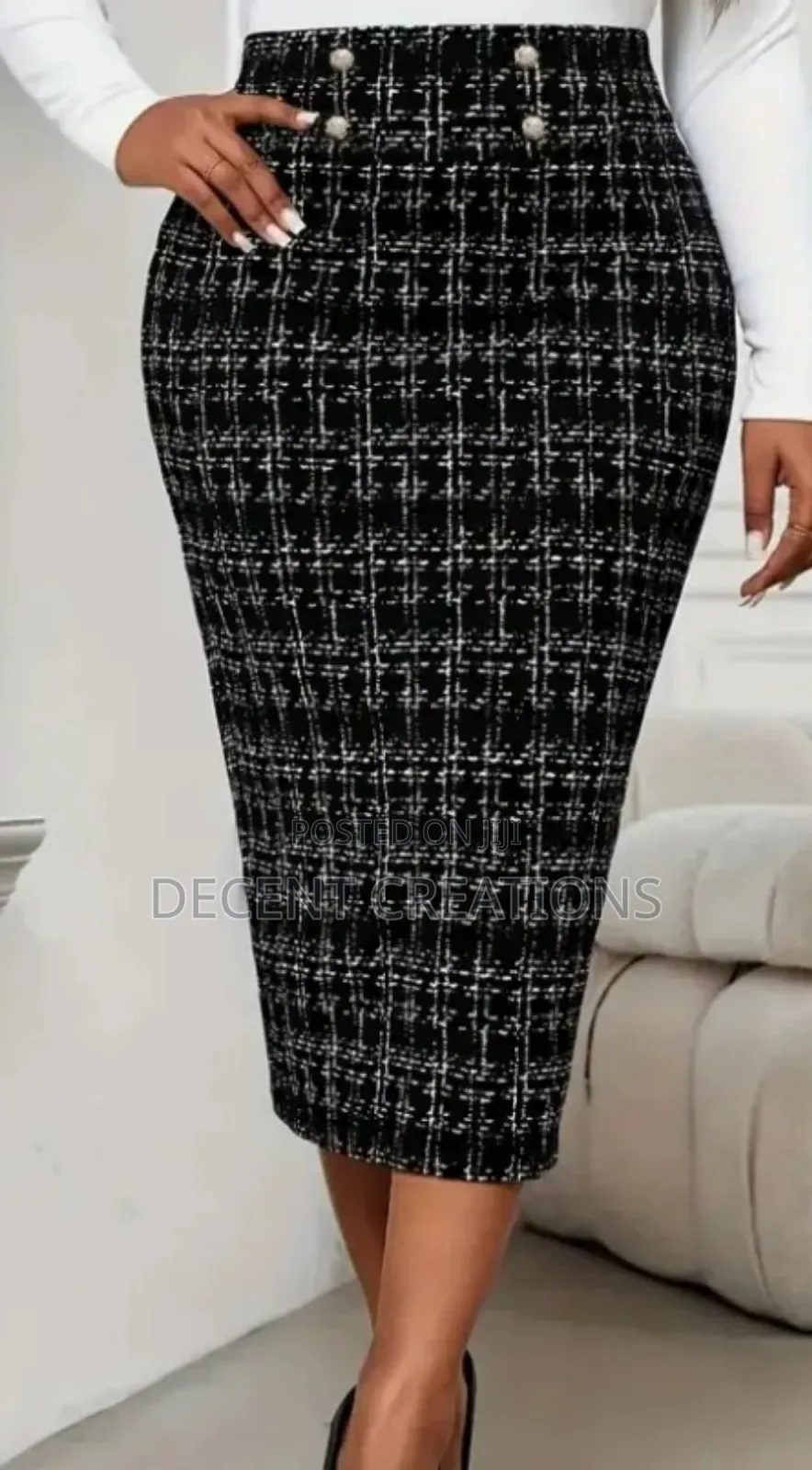 Mid - Year Promo: Brand New High Waist Pencil Skirt. Size Xl