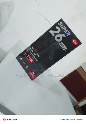 New Itel S26 Ultra 256 GB Black