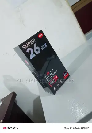 New Itel S26 Ultra 256 GB Black