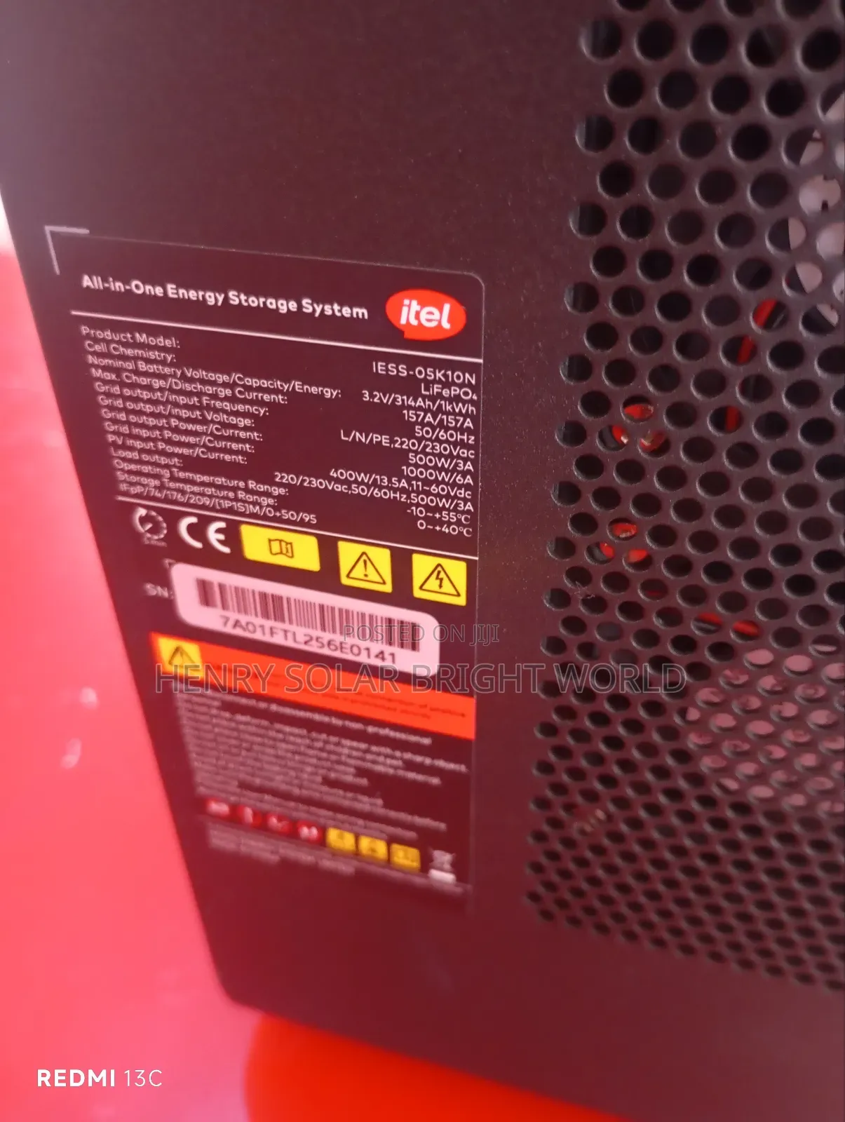 Itel 1kwh Power Tank