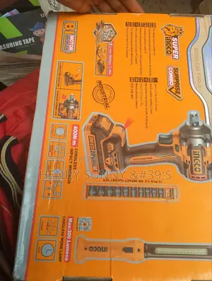 Cordless Impact Wrench and Lamp
