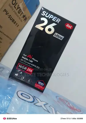 New Itel S26 Ultra 256 GB Black