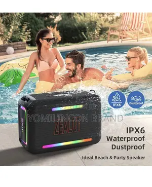 Zealot 120w Bluetooth Speaker, Wireless Speakers Ipx6 Waterproof.
