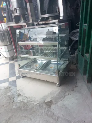 2 Plate Locally Fabricated Snacks Display Warmer Machine