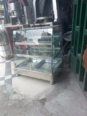 2 Plate Locally Fabricated Snacks Display Warmer Machine