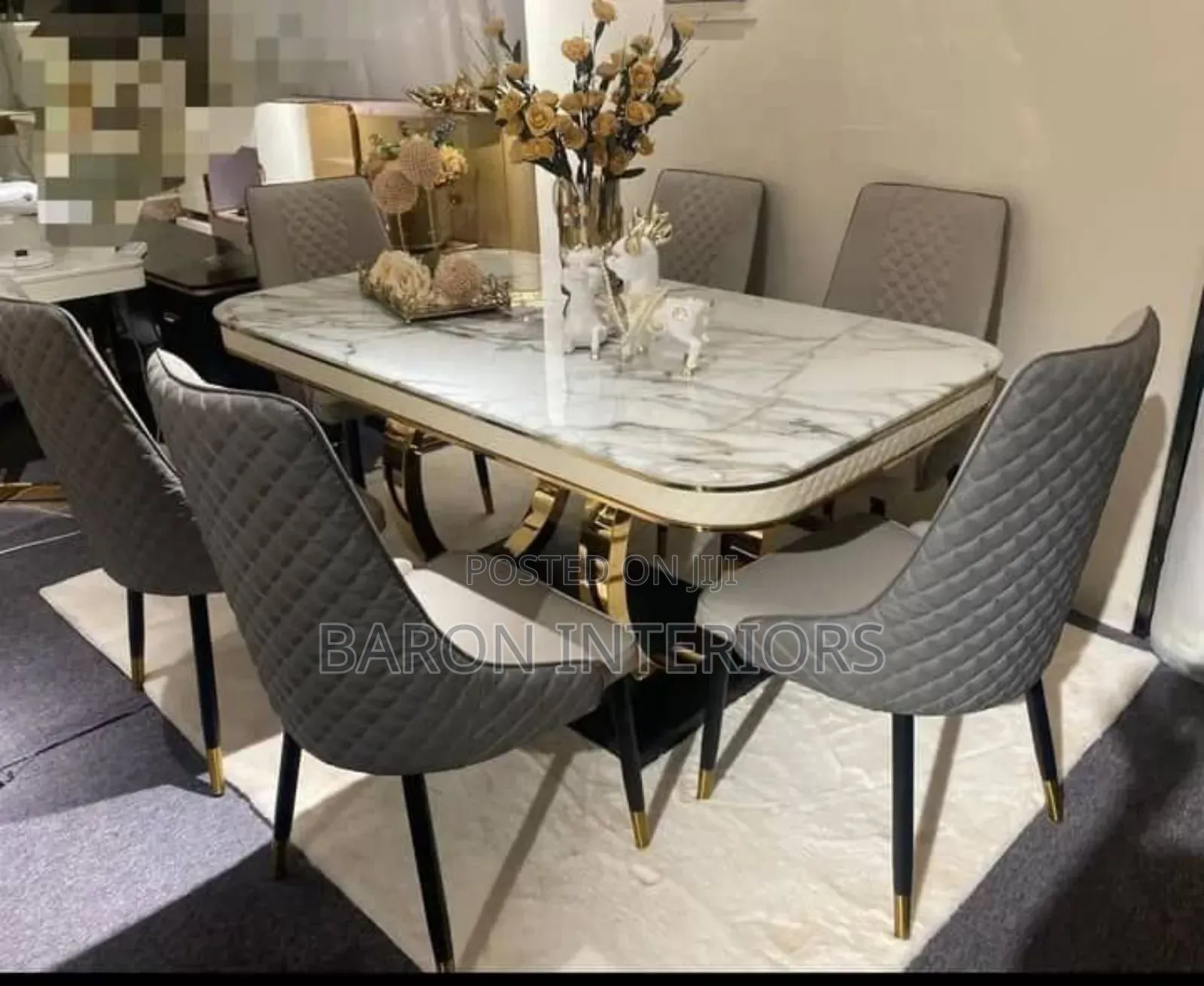 Dinning Set by 6 Is Available as Seen