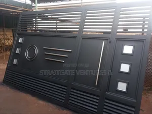 Black External Rolling Gate
