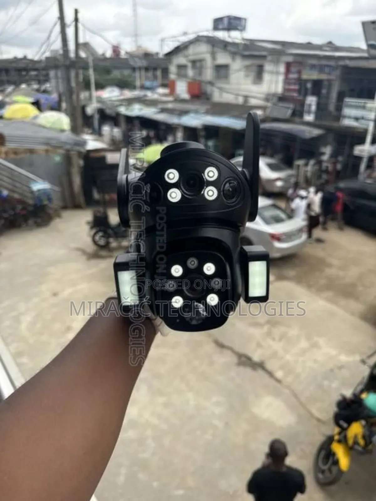 V380pro Dual 2 Lens Solar Camera
