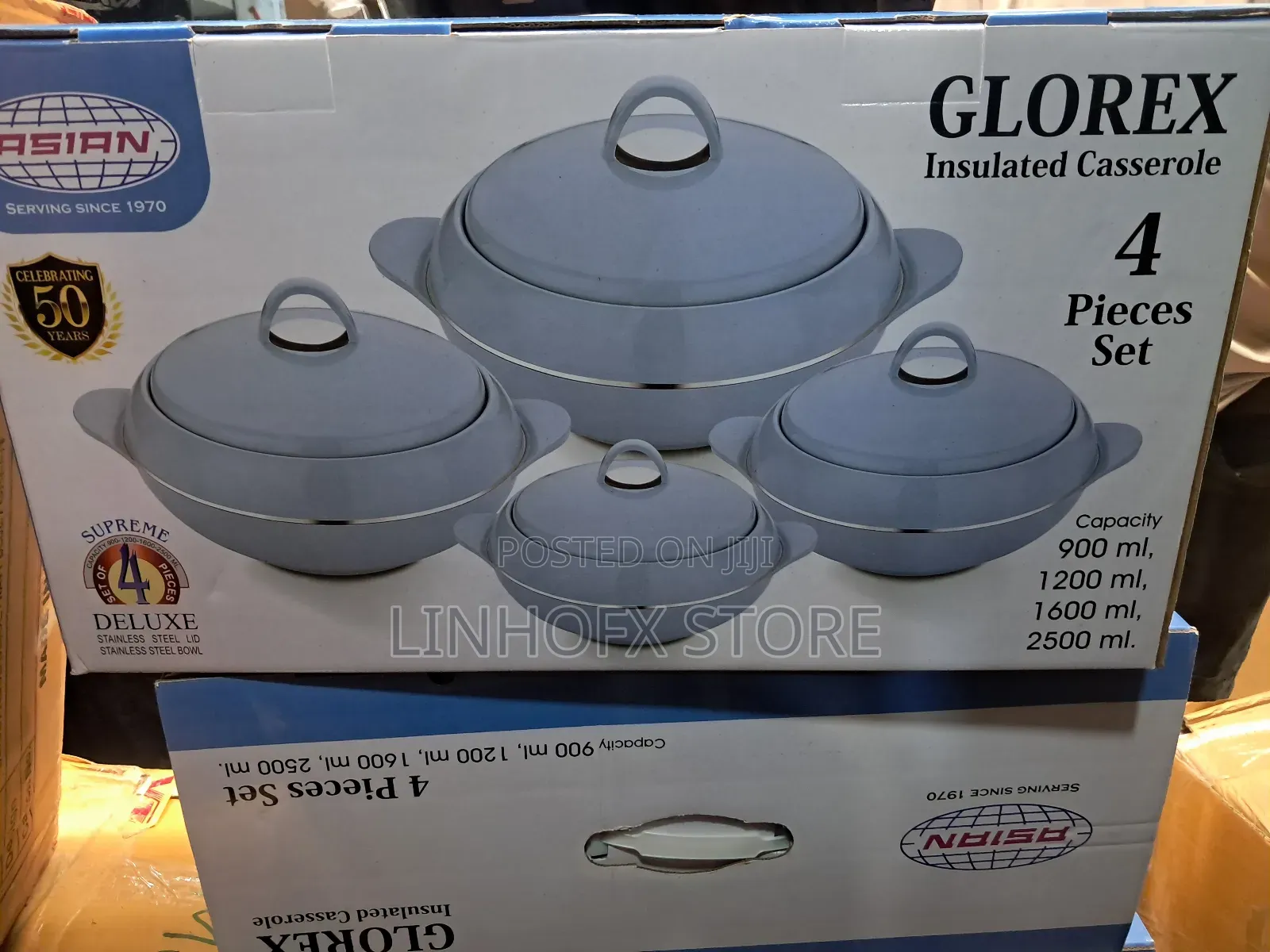 Glorex Insulated Casserole (4set)