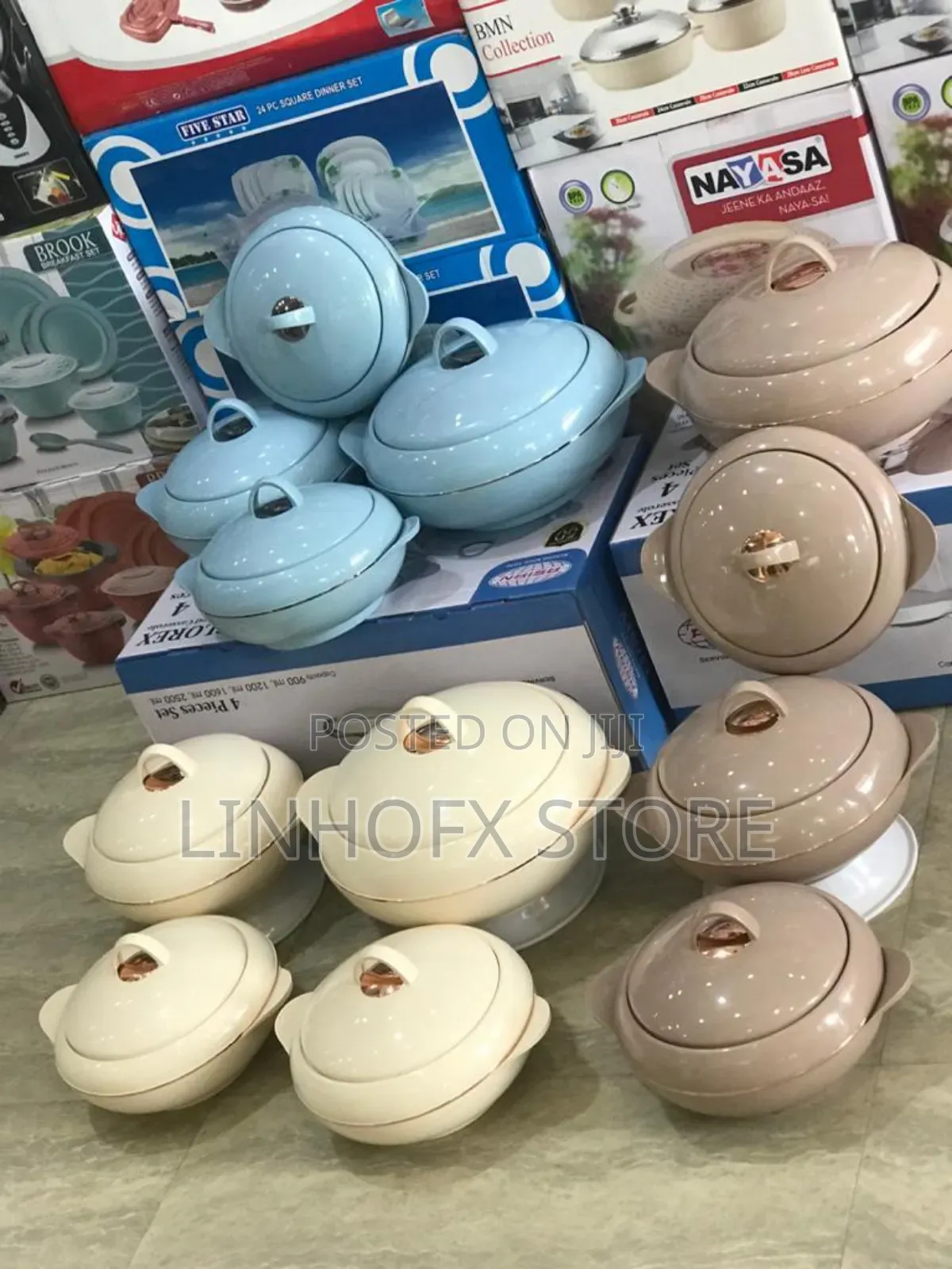 Glorex Insulated Casserole (4set)