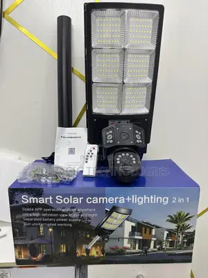 Eseecloud Solar Light + Solar CCTV Camera 2 in 1 128gb