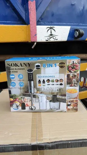 Sokany 8-in-1 Hand Blender – Powerful Multifunctional Kitchen Tool